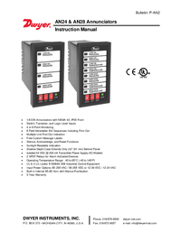 Thumbnail of document Manual - Series AN2 Indicating Alarm Annunciator